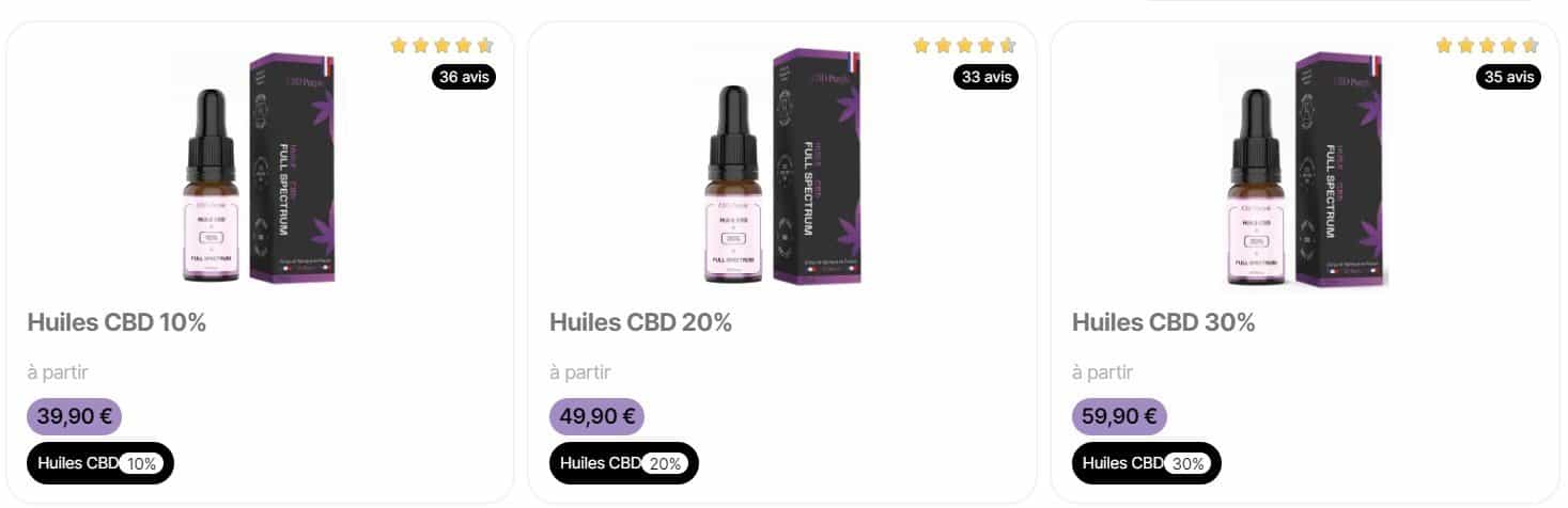 huiles cbd purple