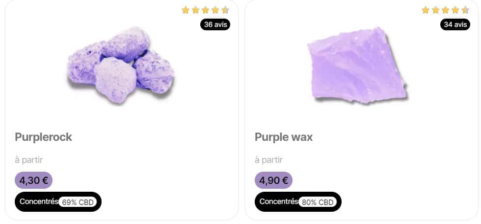 wax cbd purple